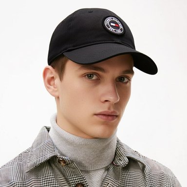 GORRA PARA HOMBRE TOMMY HILFIGER HUGO XM05653 001 NEGRO - 4