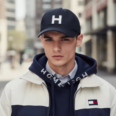 GORRA PARA HOMBRE TOMMY HILFIGER TRISTAN XM06510 400 AZUL - 2