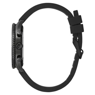 RELOJ BULOVA 98A267 PARA HOMBRE CRONOMETRO ACERO INOXIDABLE Y CORREA DE SILICONA NEGRO - 7