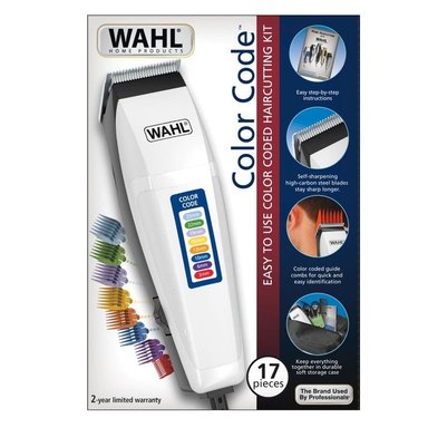 CORTADORA DE CABELLO COLOR CODE KIT 17 PZS WAHL 09155-2718 - 3