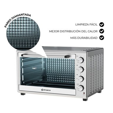 HORNO ELÉCTRICO 100 LITROS C/ROSTICERO HEB100R IMACO - 5