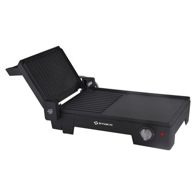 PARRILLA GRILL 2 EN 1 EXTENDIBLE IG1016E IMACO - NEGRO - 1