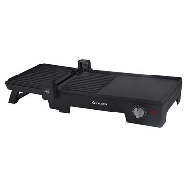 PARRILLA GRILL 2 EN 1 EXTENDIBLE IG1016E IMACO - NEGRO - 3