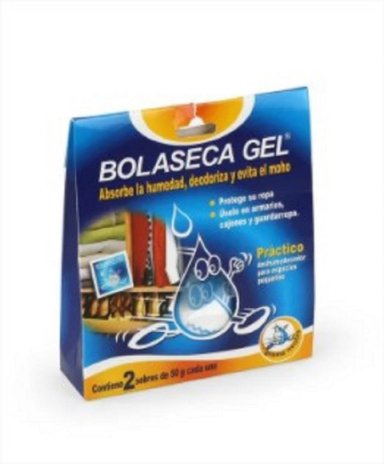 BOLA SECA DESHUMEDECEDOR EN GEL 2 SOBRES 50 G C/U