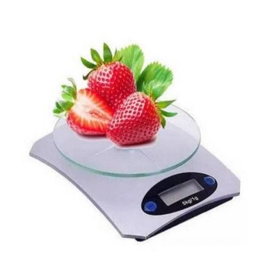 BALANZA PLATA GRAMERA REPOSTERA COCINA PLATO VIDRIO HASTA 5 KG