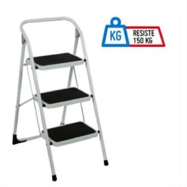 ESCALERA PLEGABLE TIJERA METAL 3 PASOS