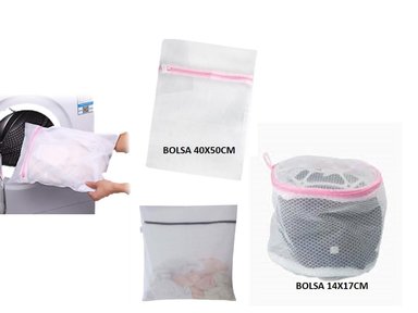 PACK 2 BOLSAS BLANCO LAVADO LAVADORA ROPA DELICADA