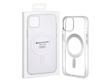 FUNDA CLEAR CASE CON MAGSAFE PARA IPHONE 15 PRO MAX TRANSPARENTE - 1