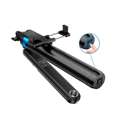 TRÍPODE HOCO K22 CONTROL REMOTO BLUETOOTH NEGRO - 3