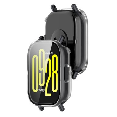 RELOJ XIAOMI NEGRO REDMI WATCH 5 ACTIVE SPO2 + BUMPER PROTECTOR TRANSPARENTE - 2