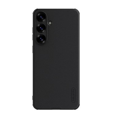 CASE PARA SAMSUNG S25 PLUS NILLKIN SUPER FROSTED SHIELD NEGRO + MICA HIDROGEL HD AMBOS LADOS - 2
