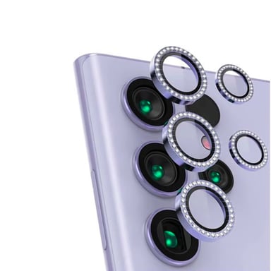 PROTECTOR DE CÁMARA PARA SAMSUNG S25 ULTRA DIAMANTE - LILA - 1