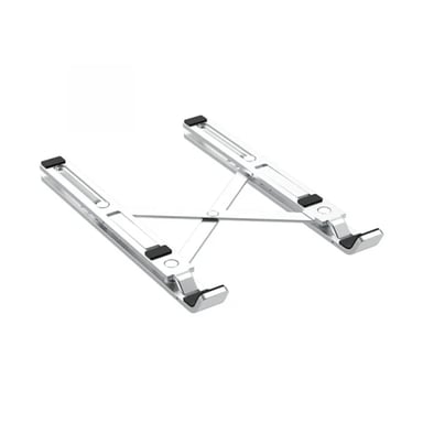 SOPORTE PLEGABLE DE ALUMINIO PREMIUM BASE LAPTOP TABLET S400 WIWU PLATA - 6