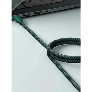 CABLE XIAOMI TIPO-C A TIPO-C 6A 1M VERDE HYPERCHARGE - 3