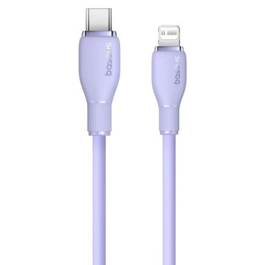 CABLE BASEUS PARA SERIE IPHONE 12,13,14 IPAD MACBOOK AIRPODS PRO - LILA - 1