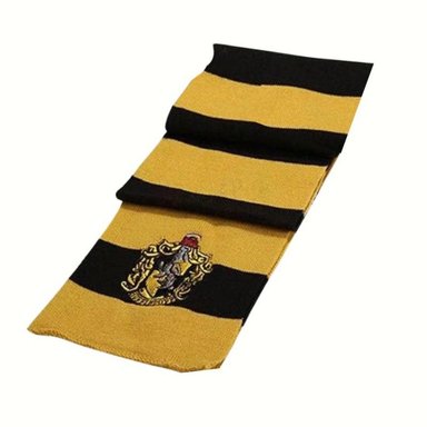 BUFANDA HARRY POTTER AMARILLO HUFFLEPUFF CHALINA HOGWARTS