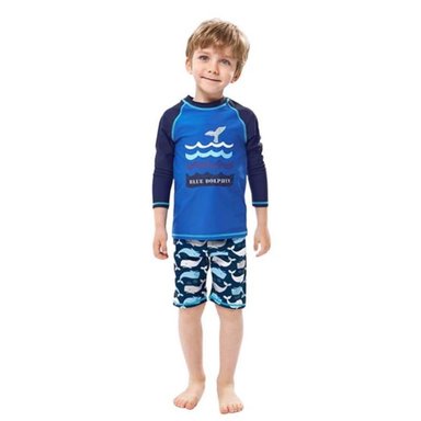 TRAJE DE BAÑO NIÑOS NATACION UPF 50 - ROPA DE BAÑO BALLENA