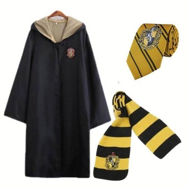 TRAJE HARRY POTTER HUFFLEPUFF - TALLAS 16 HASTA XL
