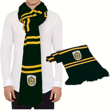 BUFANDA HARRY POTTER AMARILLO HUFFLEPUFF CHALINA HOGWARTS