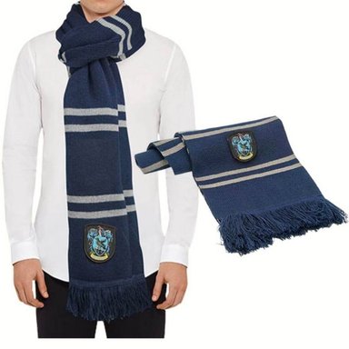 BUFANDA HARRY POTTER AZUL RAVENCLAW CHALINA HOGWARTS