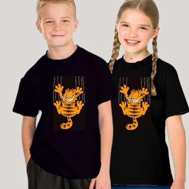 POLO ALGODÓN UNISEX BLANCO GARFIELD PELUCHE