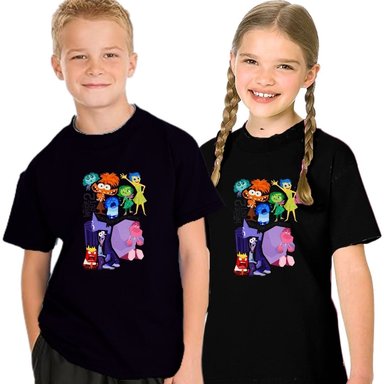 POLO UNISEX NEGRO INTENSAMENTE PELUCHE INSIDE OUT 2