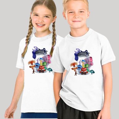 POLO UNISEX BLANCO FNAF FIVE NIGHTS AT FREDDY´S PELUCHES SMILING CRITTERS