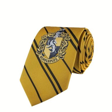 CORBATA ALGODÓN UNISEX HARRY POTTER HUFFLEPUFF BORDADA HOGWARTS - 2