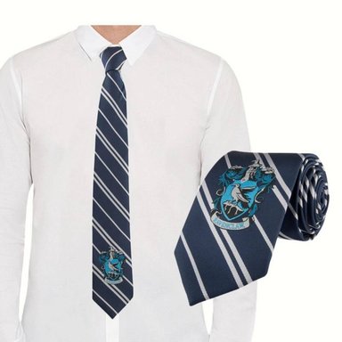 CORBATA ALGODÓN UNISEX HARRY POTTER RAVENCLAW BORDADA HOGWARTS