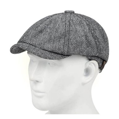 BOINA BECK NEGRO CABALLERO GORRA BOINA GATSBY