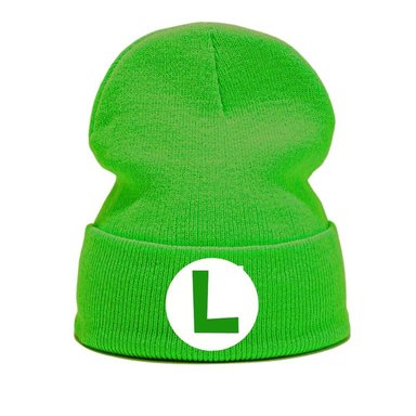 BEANIE LUIGI BROS IMPORTADAS SUPER MARIO BROS
