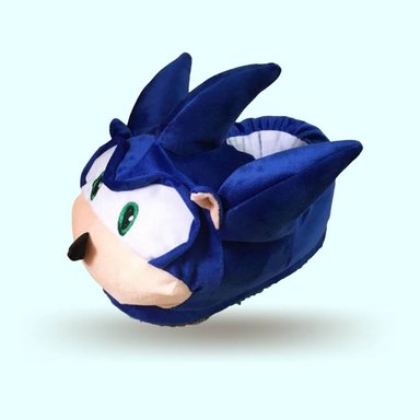 PANTUFLAS UNISEX AZUL PIJAMA SONIC SONIC - 2