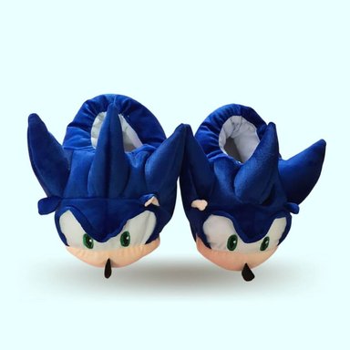 PANTUFLAS UNISEX AZUL PIJAMA SONIC SONIC - 3