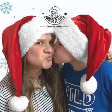 GORRO NAVIDAD ORIGINAL PAPA NOEL NIÑOS Y ADULTOS - GORROS NAVIDEÑOS SANTA CLAUS