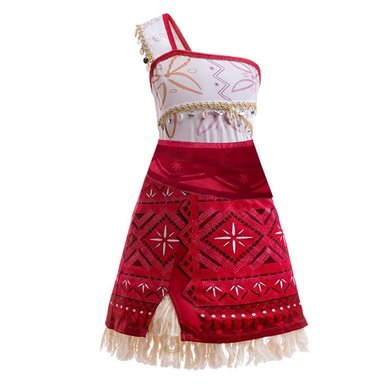 DISFRAZ ALGODÓN NIÑA ROJO MOANA 2 VESTIDO - 3