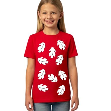 POLO LILO Y STITCH ROJO ALGODÓN PELUCHE STITCH  - TALLA 4 HASTA XL