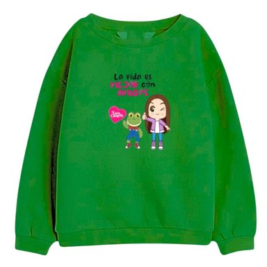 POLERA RANA LARA CAMPOS PELUCHE - TALLAS 6 HASTA XL