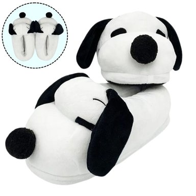 PANTUFLAS SNOOPY PEANUTS PELUCHE - TALLA 35 HASTA 40 - 1