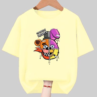 POLO CREMA FNAF FIVE NIGHTS AT FREDDYS PELUCHE - TALLAS 6 HASTA XL