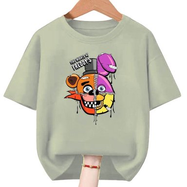 POLO GRIS FNAF FIVE NIGHTS AT FREDDYS PELUCHE - TALLAS 6 HASTA XL