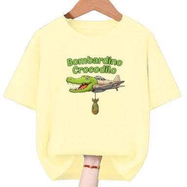 POLO BOMBARDINO COCODRILO DE TRALALERO TRALALA PELUCHE - TALLA 6 HASTA XL