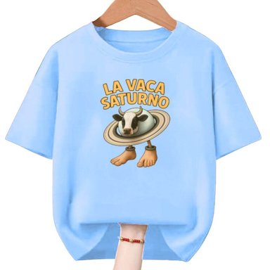 POLO VACA SATURNITA DE TRALALERO TRALALA PELUCHE - TALLA 6 HASTA XL