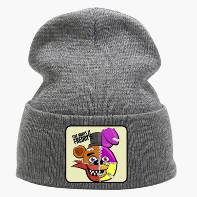 BEANIE FNAF FIVE NIGHTS AT FREDDYS GRIS PELUCHE - NIÑOS Y ADULTOS