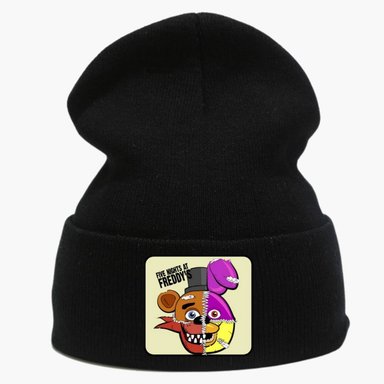 BEANIE FNAF FIVE NIGHTS AT FREDDYS NEGRO PELUCHE - NIÑOS Y ADULTOS