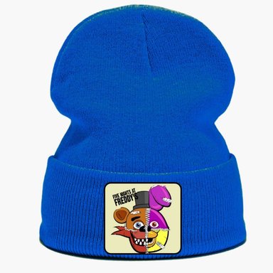 BEANIE FNAF FIVE NIGHTS AT FREDDYS AZUL PELUCHE - NIÑOS Y ADULTOS