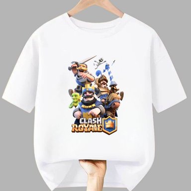 POLO ALGODON CLASH ROYALE PELUCHE  - TALLAS 6 HASTA XL
