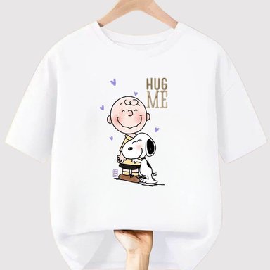 POLOS SNOOPY CHARLIE BROWN  ALGODÓN PELUCHE - TALLAS 6 AL XL