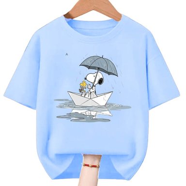 POLOS SNOOPY CON EMILIO  ALGODÓN PELUCHE - TALLAS 6 AL XL