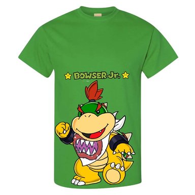 POLOS BOWSER JR. JUNIOR ALGODÓN PELUCHE MARIO BROS - TALLAS 6 AL XL
