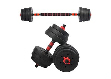 SET MANCUERNAS ATLETIS 1606850 30KG BARRA 2 EN 1